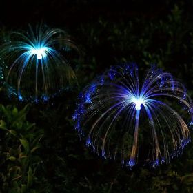 Solar Stake Jellyfish Lights; Color Gradient Waterproof Solar Jellyfish Light Courtyard Garden; Various Festivals; Christmas And New Year's Day