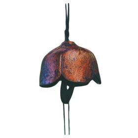 Japanese Cast Iron Plum Blossom Wind Chimes Outdoor Vintage Garden Hangings, Copper
