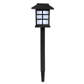 White LED Solar Lantern Torch Light Garden Landscape Lighting