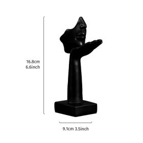 1 pc Creative Abstract Character Action Decoration Ornament; Home Decoration Crafts (Style: Black E)