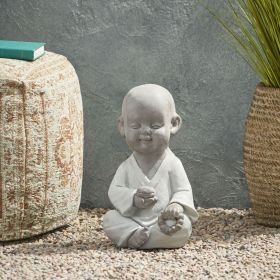 Gary Outdoor Monk Statue (Color: as Pic)