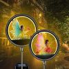 2 pcs Fairy Solar Light Garden Decor; Fairy Decorative Garden LED Stake Lights For Walkway Yard Lawn Patio Garden Courtyard Waterproof
