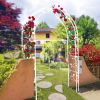 Metal Garden Arch Assemble Freely with 8 Styles Garden Arbor Trellis Climbing Plants Support Rose Arch Outdoor Arch Wedding Arch Party Events Archway